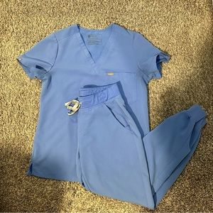 Ceil blue figs scrub bottoms only